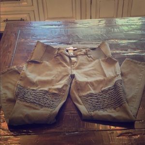 Olive maternity pants